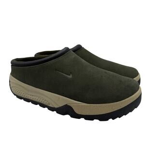 Nike ACG Moc Premium Slippers Green Suede Men’s 12.5 – FV2925-300, 2024 Release